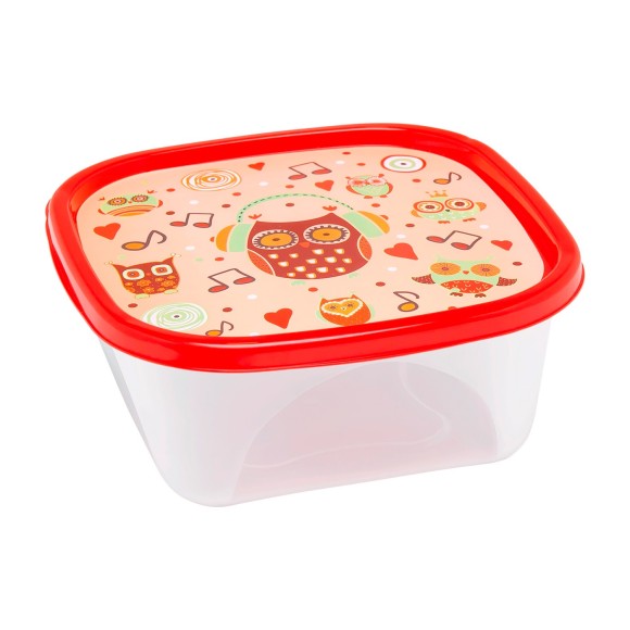 POTE QUADRADO 1,200ML ART DECOR3  4125