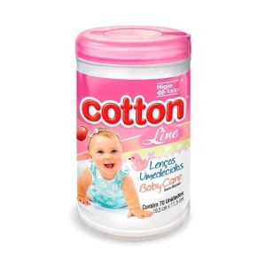 POTE LENÇO BABY CARE GIRL ROSA 70UNID. C001766