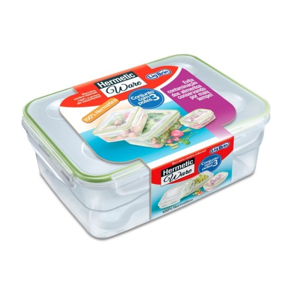 POTE PLÁSTICO 100% HERMÉTICO 4,5 LITROS 0952