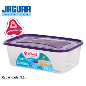 POTE VERSÁTIL RETANGULAR 3,6LTS 1666