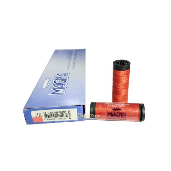 LINHA COSTURA 10X1 VERMELHA 1010 MAGNA