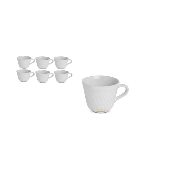 JOGO XÍCARAS CAFÉ 65ML 6PCS 67/6
