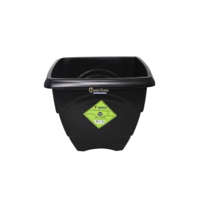 VASO QUADRADO MÉDIO 5,5 LTS PRETO 6700
