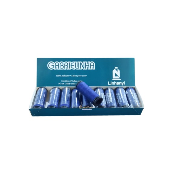 LINHA COSTURA 10X1 AZUL 2553 GABRIELINHA