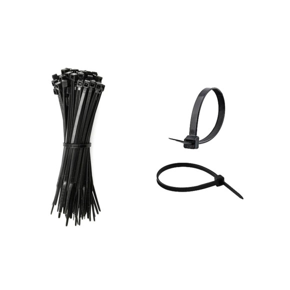 ABRAÇADEIRA NYLON PRETA 2,5X200MM 10418 100X1