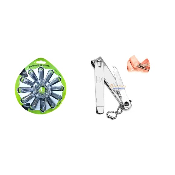 CORTADOR UNHAS GRANDE 3" CARTELA DISCO 12X1 HM-08
